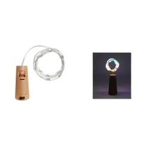 Luzes De Cordão LED Para Garrafa De Vinho, Luzes De Natal, Guirlanda De Férias Com Fio De Cobre