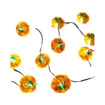 Luzes De Cordão LED Portáteis USB Com Olhos De Abóbora De Terror, 20/40 LEDs, Decoração Para Festa Luzes De Cordão LED Portáteis USB Com Olhos De Abóbora De Terror, 20/40 LEDs, Decoração Para Festa