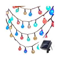 Luzes De Cordão LED Solar Em Forma De Bolha Para Camping, Tenda, Quarto, Jardim, Páscoa, Natal E