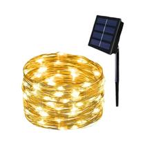 Luzes De Cordão LED Solares À Prova d'Água Para Exterior, 8 Modos Para Jardins, Árvores, Festas,