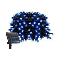 Luzes De Cordão LED Solares À Prova d'Água Para Exterior Com 8 Modos Para Decoração De Árvore De