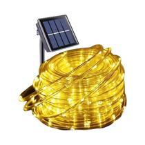 Luzes De Cordão LED Solares À Prova d'Água Para Jardim Externo, Lâmpada De Corda, Decoração De