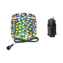 Luzes De Cordão LED Solares De Couro Com Efeito Cintilante Em Formato De Estrela Para Decoração De