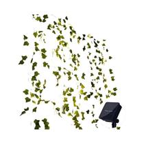 Luzes De Cordão LED Solares Em Forma De Flor Para Decoração De Natal Ao Ar Livre, Guirlanda De