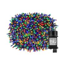 Luzes De Cordão LED Solares Para Exterior 10M 20M 30M 50M 100M, Lâmpada Luminosa Para Jardim E Natal