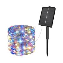 Luzes De Cordão LED Solares Para Exterior, 200 300 LEDs, Impermeáveis, Para Jardim, Festas E Luzes De Cordão LED Solares Para Exterior, 200 300 LEDs, Impermeáveis, Para Jardim, Festas E