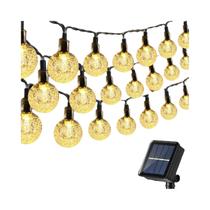Luzes De Cordão LED Solares Para Exterior, Bola De Cristal, 8 Modos, Decoração De Halloween E Natal, Luzes De Cordão LED Solares Para Exterior, Bola De Cristal, 8 Modos, Decoração De Halloween E Natal,