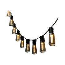 Luzes De Cordão LED Solares Para Exterior, Decoração De Festa, Jardim, Camping E Natal