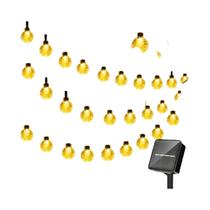 Luzes De Cordão Solar À Prova d'Água Em Forma De Bola De Cristal 20-100 LEDs 8 Modos Para Decoração Luzes De Cordão Solar À Prova d'Água Em Forma De Bola De Cristal 20-100 LEDs 8 Modos Para Decoração