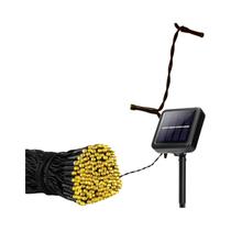 Luzes De Cordão Solares À Prova d'Água Para Exterior, 100 LEDs, 8 Modos Para Árvores, Pátios,