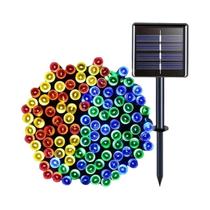 Luzes De Cordão Solares Para Exterior, Luzes De Fada LED Com 8 Modos, Alimentadas Por Energia Solar Luzes De Cordão Solares Para Exterior, Luzes De Fada LED Com 8 Modos, Alimentadas Por Energia Solar