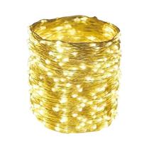 Luzes De Cordão USB À Prova d'Água Com Fio De Cobre 100 200LED, Controle Remoto, 8 Modos, Luzes De