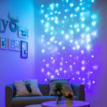 Luzes de cortina BECCOBEAT para parede de quarto 2x2m com 180 LEDs