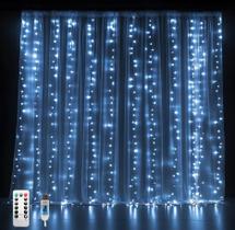 Luzes de cortina Fairy Patioman 300 LED 3m x 3m com USB remoto Luzes de cortina Fairy Patioman 300 LED 3m x 3m com USB remoto