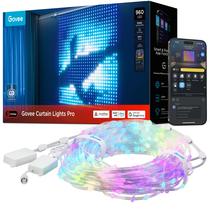 Luzes de Cortina Govee Pro 960 LEDs com Cores Variáveis 165 x 176 cm Luzes de Cortina Govee Pro 960 LEDs com Cores Variáveis 165 x 176 cm