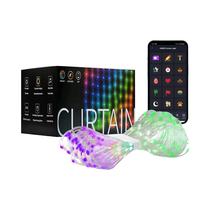 Luzes De Cortina Inteligentes RGB Bluetooth LED Strip DIY Sincronização Dinâmica Com Música Para