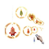 Luzes De Cortina LED Internas Com Fio De Cobre, Decorações De Natal, Luz Noturna, Presente De Natal,
