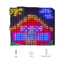 Luzes De Cortina LED RGB Com 400 Lâmpadas, Programáveis via APP BT, Cordão De Luzes USB Para Janela, Luzes De Cortina LED RGB Com 400 Lâmpadas, Programáveis via APP BT, Cordão De Luzes USB Para Janela,