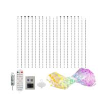 Luzes De Cortina LED RGB Inteligentes GCTECHING, Luzes De Natal Sincronizadas Com Música,