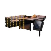 Luzes De Cortina Solar À Prova d'Água Com 300 LEDs, 8 Modos, Cordão De Luzes Para Jardim, Janela,