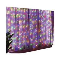 Luzes De Cortina USB 6/4/3M Com 8 Modos, Luzes De Fada Para Decoração De Árvore De Natal, Festas, Luzes De Cortina USB 6/4/3M Com 8 Modos, Luzes De Fada Para Decoração De Árvore De Natal, Festas,