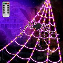 Luzes de decoração de teias de aranha de Halloween LCHUANG 250 LEDs Luzes de decoração de teias de aranha de Halloween LCHUANG 250 LEDs