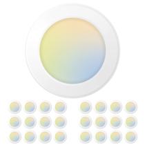 Luzes de Disco LED Amico 5/6" 12W 1050LM Reguláveis 2700-6000K