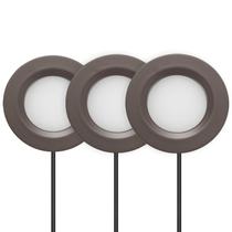 Luzes de disco LED GETINLIGHT IN-0102-3-BZ 3000K reguláveis