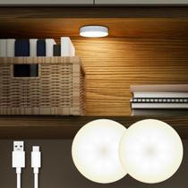 Luzes de disco recarregáveis DAZZY DOT, pacote com 2 unidades magnéticas de 1000 mAh Luzes de disco recarregáveis DAZZY DOT, pacote com 2 unidades magnéticas de 1000 mAh