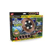 Luzes de disco solar Bell+Howell, LED à prova de intempéries, pacote com 4 Luzes de disco solar Bell+Howell, LED à prova de intempéries, pacote com 4