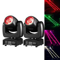 Luzes de DJ LED Moving Head DJXFLI 90W Mini Beam, pacote com 2