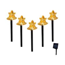 Luzes De Estaca LED Solares À Prova d'Água Para Exterior, Pacote Com 5 Peças Para Decoração De