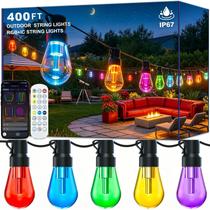 Luzes de Fada AILBTON RGB+IC 122m à Prova d'Água com Controle Remoto e App