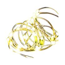 Luzes De Fada De Fio De Cobre LED De 1m a 5m, Alimentadas Por Bateria, Para Decoração De Festas,