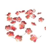 Luzes De Fada Em Forma De Flor De Cerejeira Rosa Com 30 LEDs, Alimentadas Por Bateria, Lâmpadas
