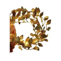 Luzes De Fada LED Com Folhas Douradas, Alimentadas Por Bateria, Para Decoração De Natal, Casamento, Luzes De Fada LED Com Folhas Douradas, Alimentadas Por Bateria, Para Decoração De Natal, Casamento,
