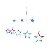 Luzes De Fada LED Em Forma De Estrela 138 LED 3,5m Para Decoração De Lanternas, Guirlandas,