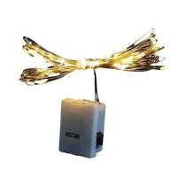 Luzes De Fada LED Operadas Por Bateria Com Controle Remoto, Guirlanda De Fio De Cobre Para Decoração