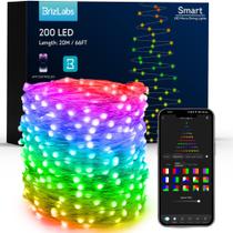 Luzes de Fada LED Smart WiFi BrizLabs - 66 Pés, 200 LEDs