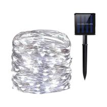 Luzes De Fada LED Solares À Prova d'Água 7M 12M 22M 32M Para Decoração De Festas De Natal E Jardim