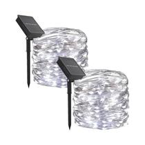 Luzes De Fada LED Solares À Prova d'Água Para Exterior, 4 Peças, Cordão De 22/32M, Lâmpada