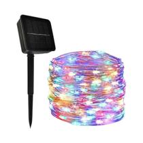 Luzes De Fada LED Solares À Prova d'Água Para Exterior, 4 Peças, Cordão De 22/32M, Lâmpada
