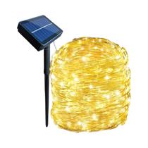Luzes De Fada LED Solares Para Natal, Jardim, Pátio, Árvore, Festa E Ambiente Festivo