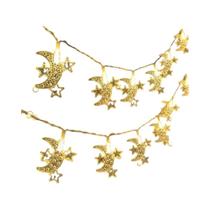 Luzes De Fada LED Três Estrelas 59.06/118in Para Decoração De Casa Durante O Ramadã, Quarto, Festa, Luzes De Fada LED Três Estrelas 59.06/118in Para Decoração De Casa Durante O Ramadã, Quarto, Festa,