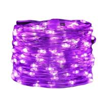 Luzes De Fada Solares Para Exterior 50 100 200 300LED Com Fio De Cobre 8 Modos Decoração Para Jardim