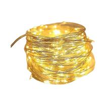 Luzes De Fada Solares Para Exterior 50 100 200 300LED Com Fio De Cobre 8 Modos Decoração Para Jardim