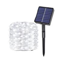 Luzes De Fada Solares Para Exterior 50 100 200 300LED Com Fio De Cobre 8 Modos Decoração Para Jardim Luzes De Fada Solares Para Exterior 50 100 200 300LED Com Fio De Cobre 8 Modos Decoração Para Jardim