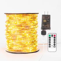 Luzes de fada ZELUXDOT 30 m 600 LEDs à prova dágua branco quente