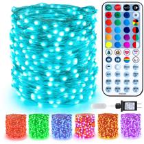 Luzes de fadas de Natal BrizLabs 10m 100 LED com RGB remoto