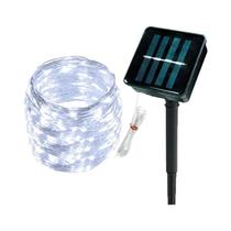 Luzes de Fadas Solares com 100 LEDs - 12 Metros - À Prova D'Água para Festa e Natal
